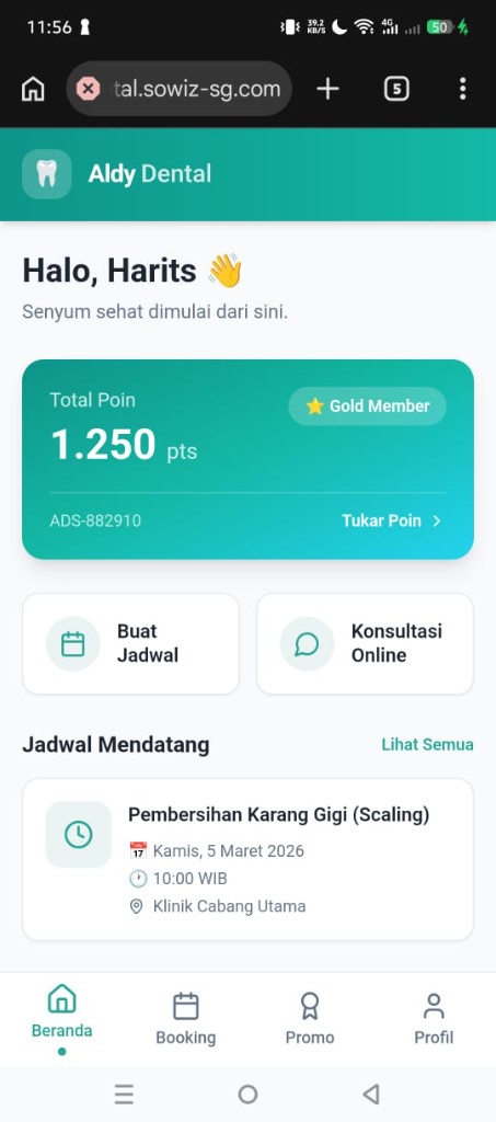 Aldy Dental app