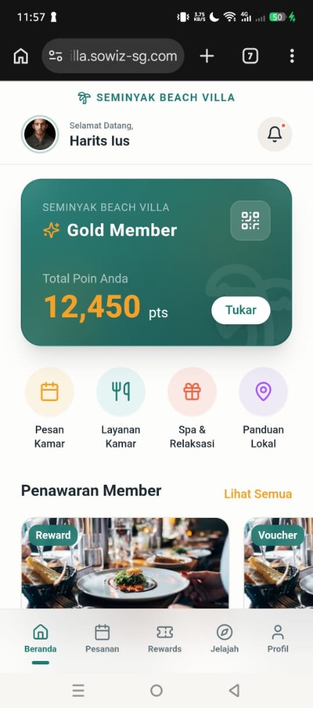 Seminyak Beach Villa app